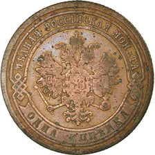 Coin, Russia, Nicholas II, Kopek, 1879, Saint-Petersburg, VF(30-35), Copper