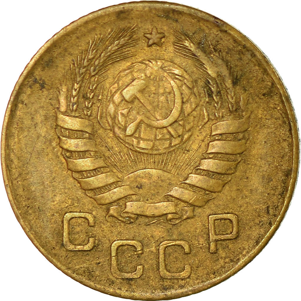 Munten, Rusland, Kopek, 1939, Saint-Petersburg, FR+, Aluminum-Bronze, KM:105