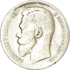 Coin, Russia, Nicholas II, Rouble, 1899, St. Petersburg, VF(20-25), Silver