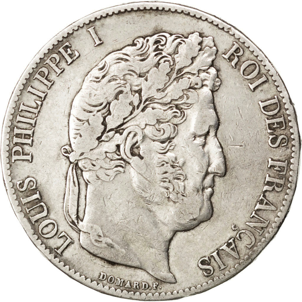 FRANCE, Louis-Philippe, 5 Francs, 1846, Paris, KM #749.1, EF(40-45), Silver,...