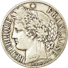 Coin, France, Louis-Philippe, Franc, 1872, Bordeaux, VF(20-25), Silver