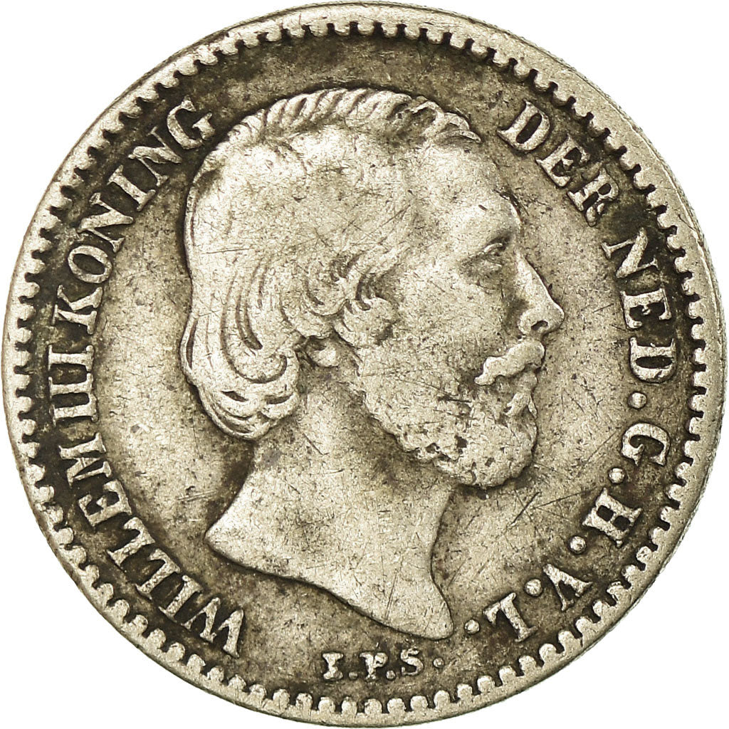 Coin, Netherlands, William III, 10 Cents, 1889, VF(30-35), Silver, KM:80