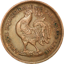 Munten, Frans Equatoriaal Afrika, 50 Centimes, 1943, Pretoria, PR, Bronze, KM:1a