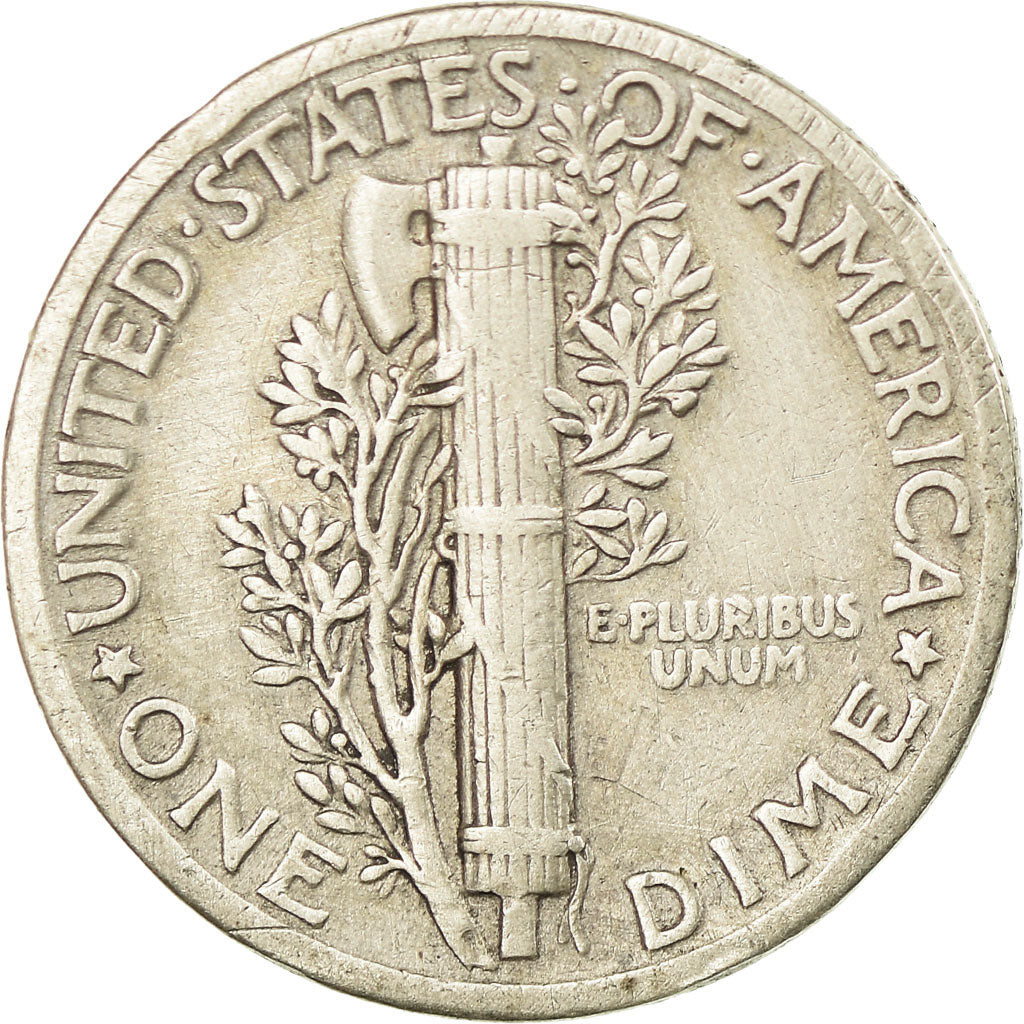 Moneta, Stati Uniti, Mercury Dime, Dime, 1935, U.S. Mint, Philadelphia, MB+