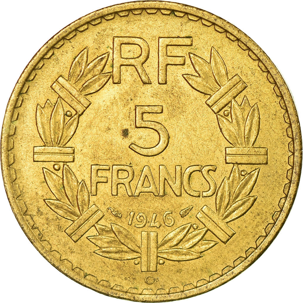Coin, France, Lavrillier, 5 Francs, 1946, Castelsarrasin, VF(30-35)