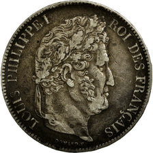 Coin, France, Louis-Philippe, 5 Francs, 1839, Lille, VF(30-35), Silver