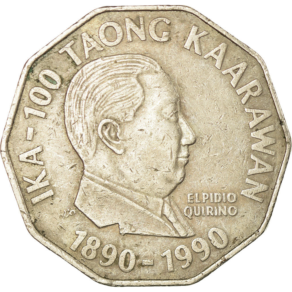 Monnaie, Philippines, 2 Piso, 1990, TB+, Copper-nickel, KM:253