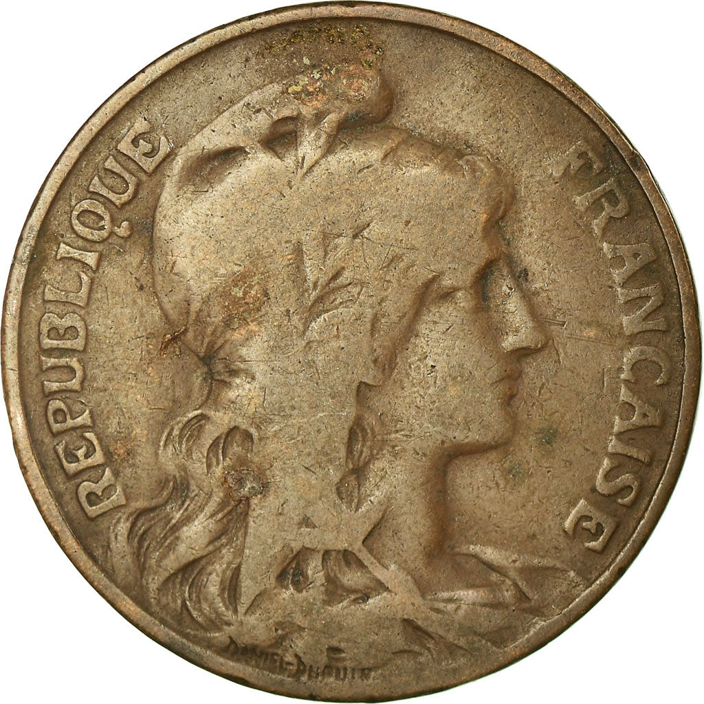 Monnaie, France, Dupuis, 10 Centimes, 1902, Paris, TB+, Bronze, Gadoury:277