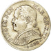 Munten, Italiaanse staten, PAPAL STATES, Pius IX, Lira, 1867, Roma, FR+, Zilver