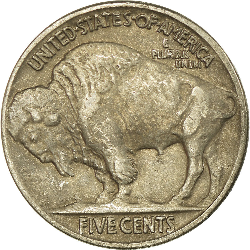 Moeda, Estados Unidos da América, Buffalo Nickel, 5 Cents, 1917, U.S. Mint