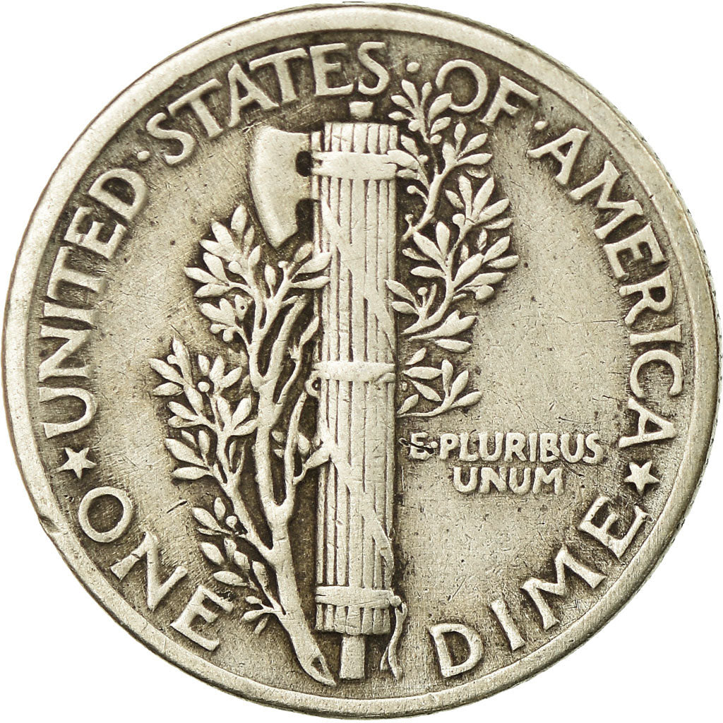Monnaie, États-Unis, Mercury Dime, Dime, 1939, U.S. Mint, Philadelphie, TTB