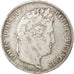 FRANCE, Louis-Philippe, 5 Francs, 1833, Marseille, KM #749.10, VF(20-25),...