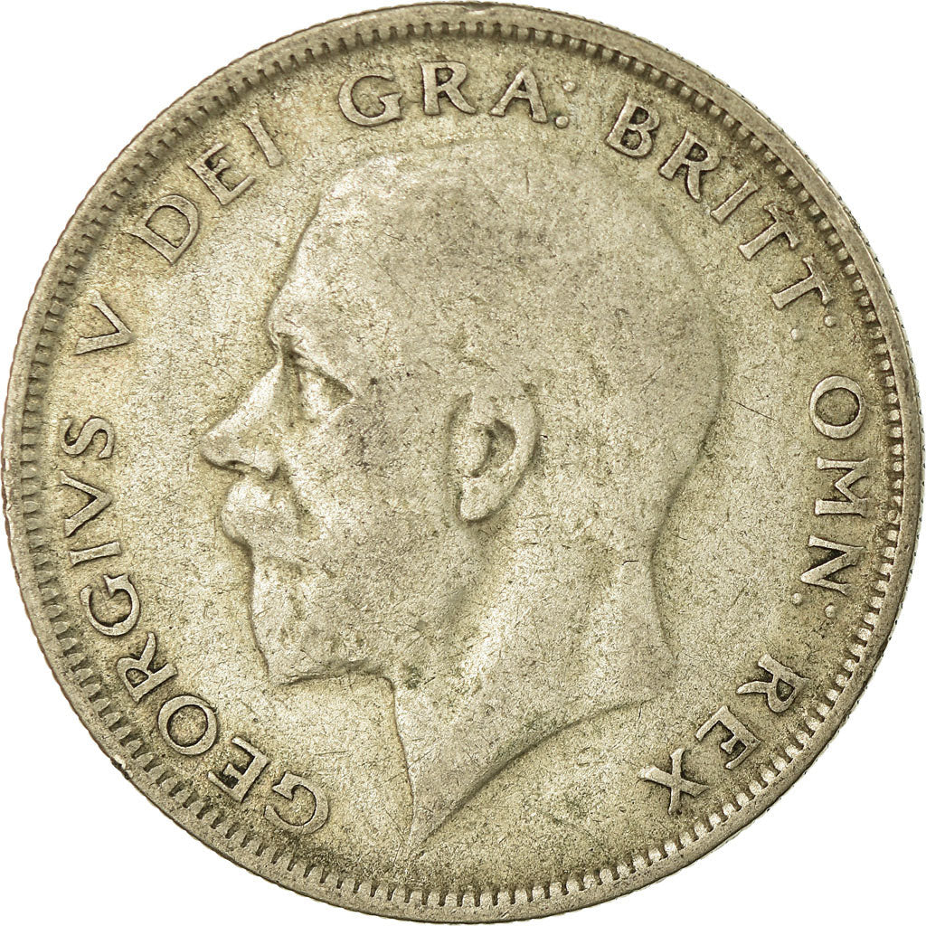 Coin, Great Britain, George V, 1/2 Crown, 1932, VF(30-35), Silver, KM:835