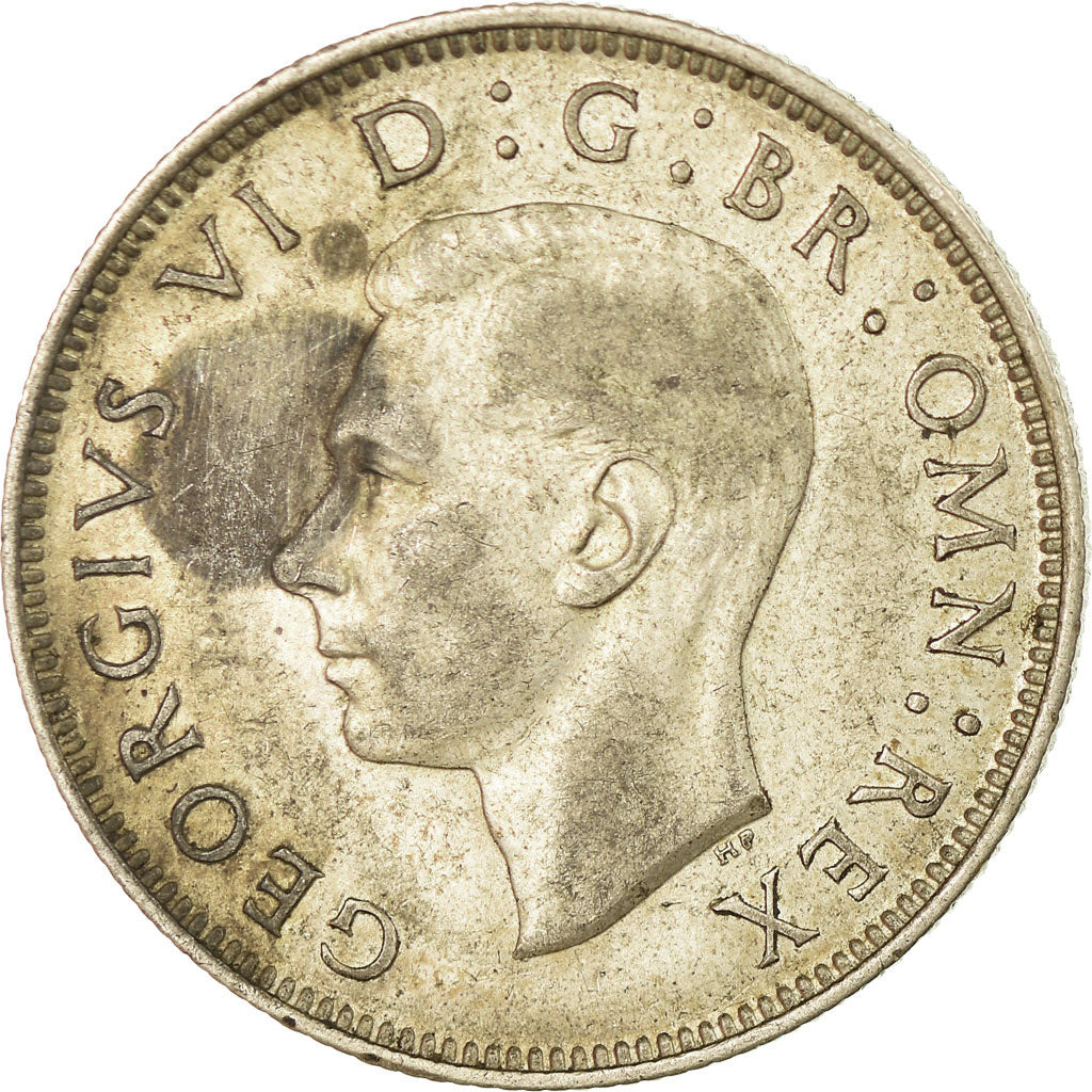 Coin, Great Britain, George VI, Florin, Two Shillings, 1944, VF(20-25), Silver
