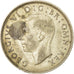 Coin, Great Britain, George VI, Florin, Two Shillings, 1944, VF(20-25), Silver