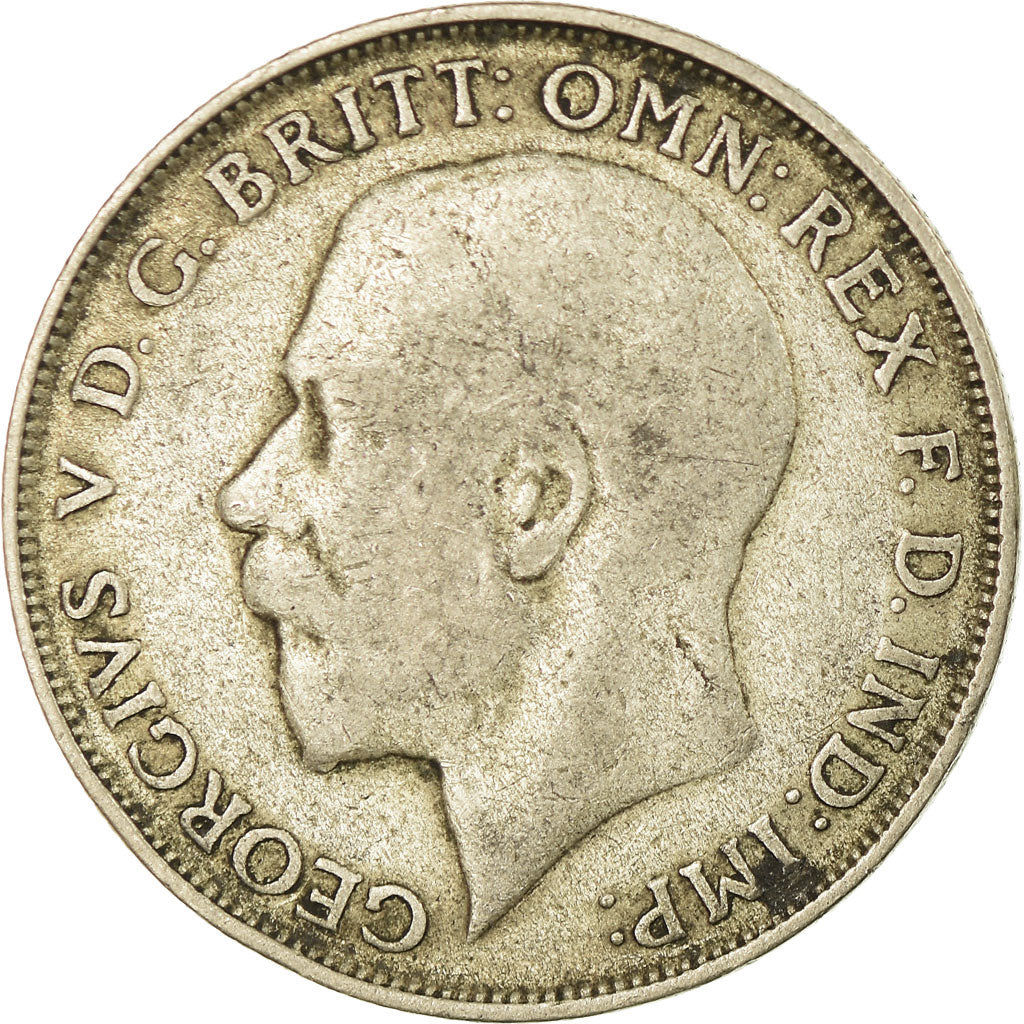 Coin, Great Britain, George V, Florin, Two Shillings, 1922, VF(20-25), Silver