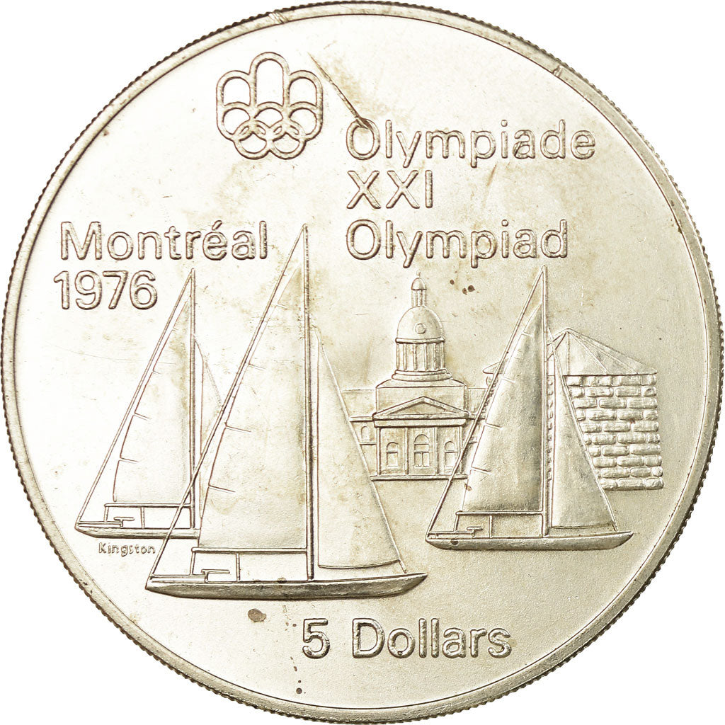 Coin, Canada, Elizabeth II, 5 Dollars, 1973, Royal Canadian Mint, Ottawa