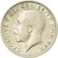 Coin, Great Britain, George V, 6 Pence, 1916, VF(30-35), Silver, KM:815
