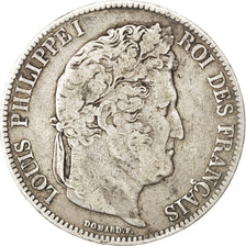 FRANCE, Louis-Philippe, 5 Francs, 1832, Nantes, KM #749.12, VF(20-25), Silver,..