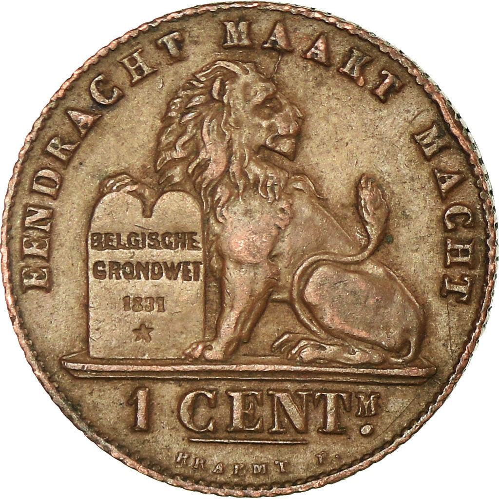 Monnaie, Belgique, Centime, 1912, TTB, Cuivre, KM:77