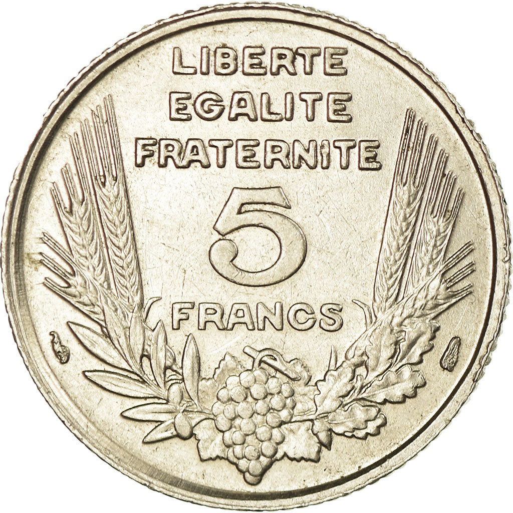 Monnaie, France, Bazor, 5 Francs, 1933, Paris, TTB, Nickel, KM:887