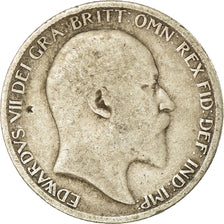 Coin, Great Britain, Edward VII, 6 Pence, 1904, VF(20-25), Silver, KM:799