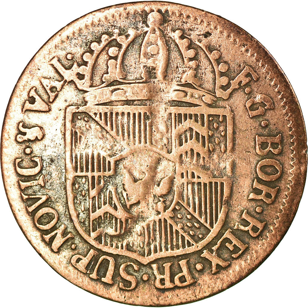 Münze, SWISS CANTONS, NEUCHATEL, 1/2 Batzen, 1793, Neuenburg, S+, Billon, KM:47