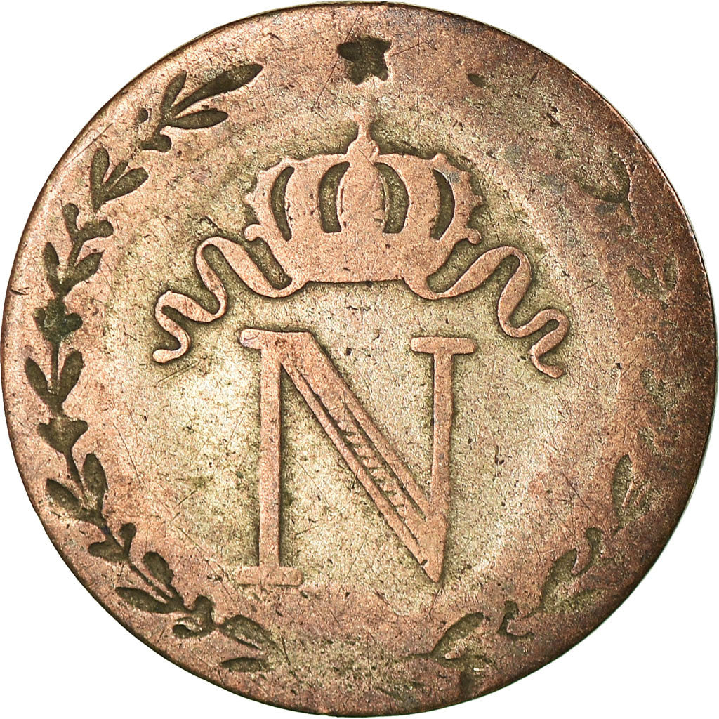 Monnaie, France, Napoléon I, 10 Centimes, 1809, Paris, TB, Billon, Gadoury:190