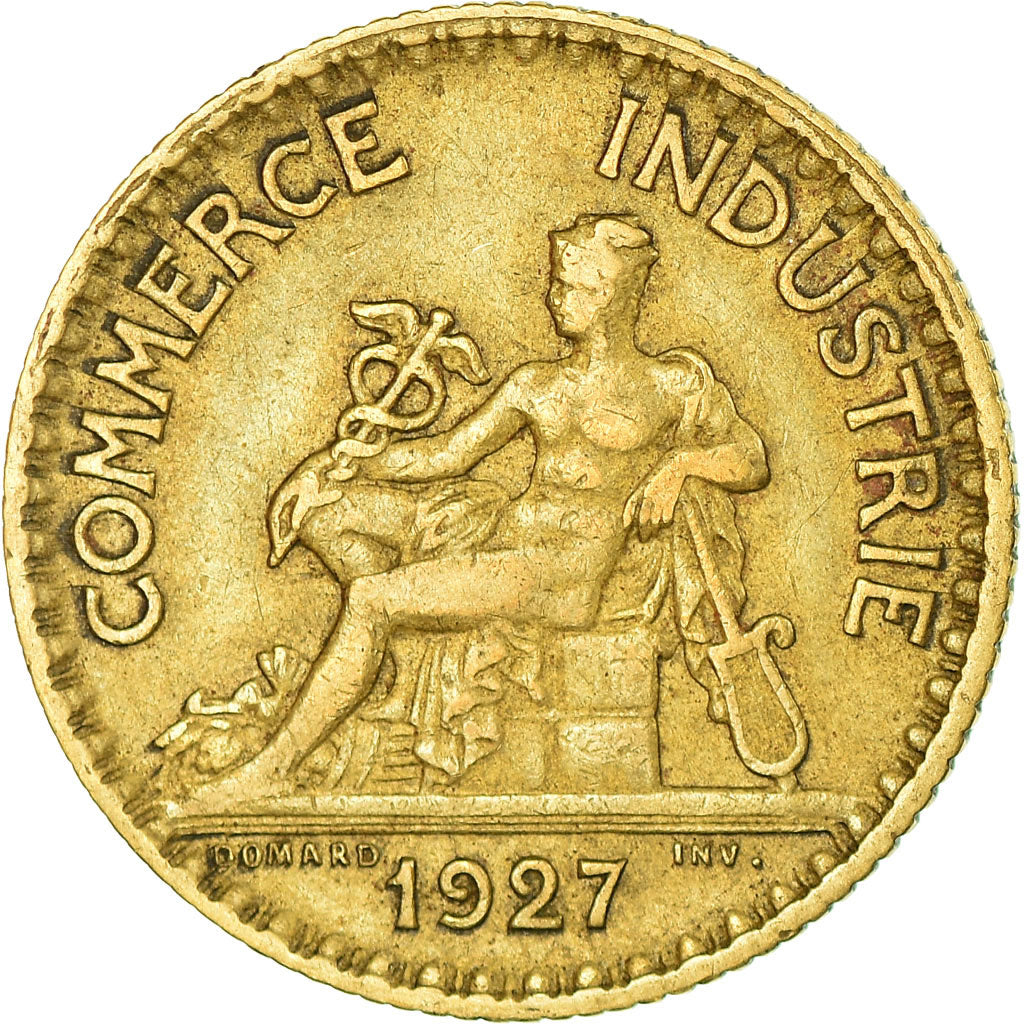 Coin, France, Chambre de commerce, Franc, 1927, Paris, VF(30-35)