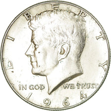 Coin, United States, Kennedy Half Dollar, Half Dollar, 1964, U.S. Mint