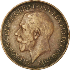 Moeda, Grã-Bretanha, George V, 1/2 Penny, 1914, VF(20-25), Bronze, KM:809