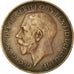 Moeda, Grã-Bretanha, George V, 1/2 Penny, 1914, VF(20-25), Bronze, KM:809