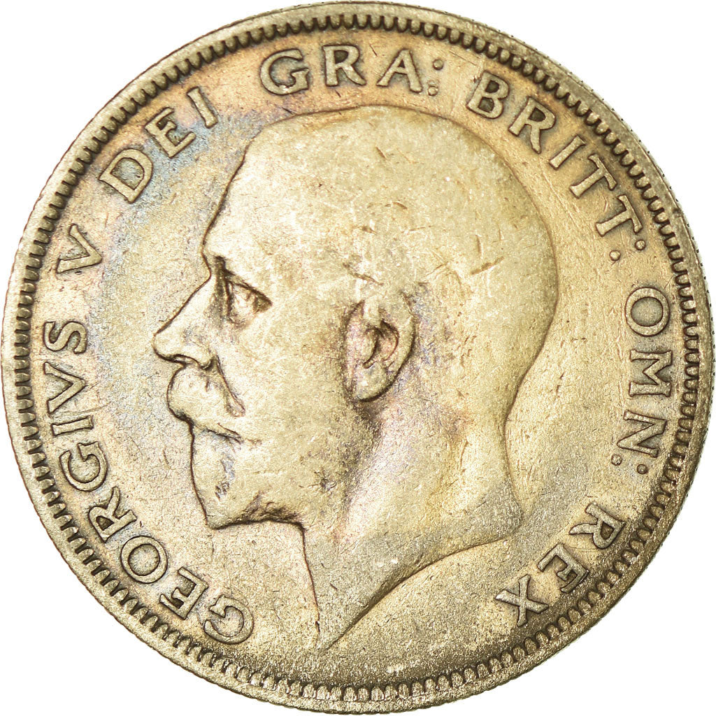 Coin, Great Britain, George V, 1/2 Crown, 1933, VF(30-35), Silver, KM:835
