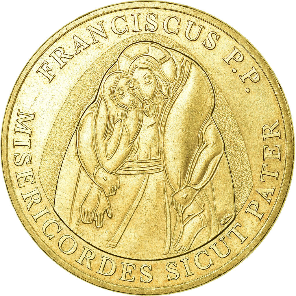 France, Token, Touristic token, Lourdes - Franciscus P.P, 2016, MDP, AU(55-58)