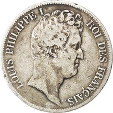FRANCE, Louis-Philippe, 5 Francs, 1830, Nantes, KM #735.12, VF(30-35), Silver,..
