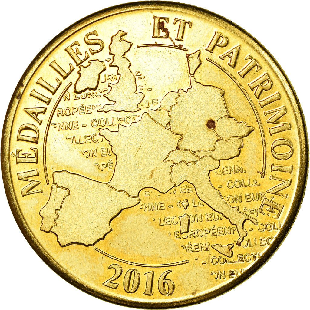 France, Token, Touristic token, Colmar - Musée Unterlinden, 2016, Médailles et