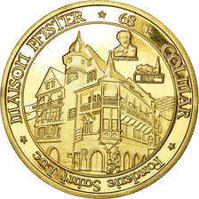 Francia, Token, Jetón turístico, Colmar - La maison Pfister, Fonderie