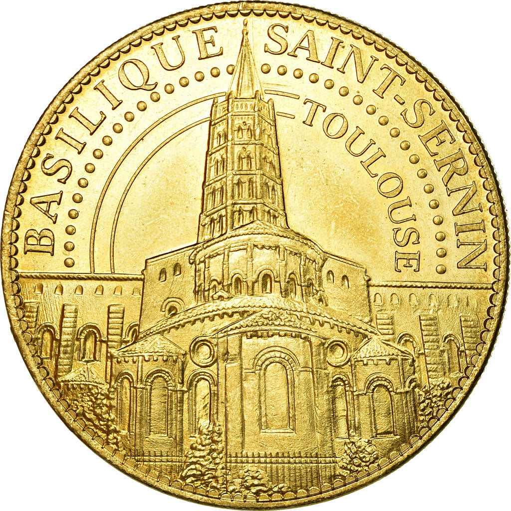 Francia, Token, Touristic token, Toulouse - Basilique Saint-Sernin, 2013, Arthus