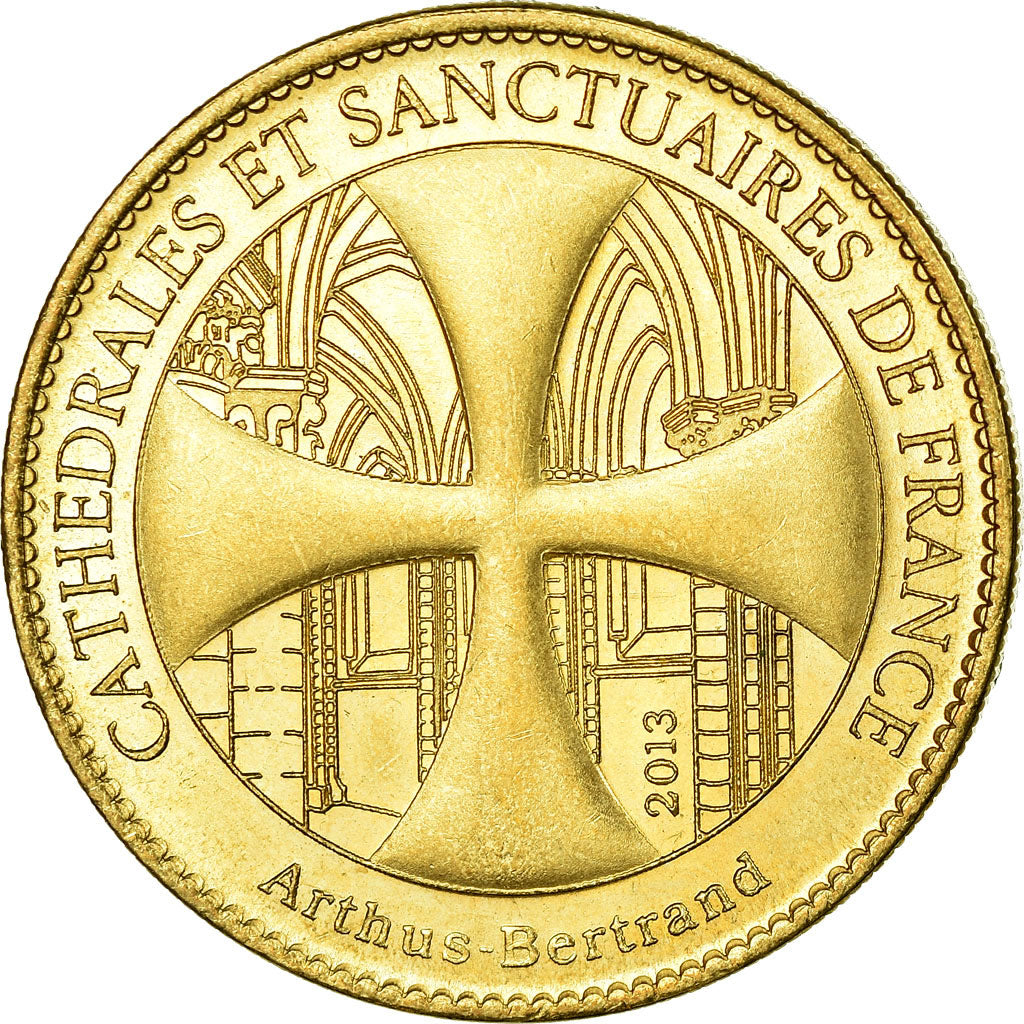 Francia, Token, Touristic token, Toulouse - Basilique Saint-Sernin, 2013, Arthus
