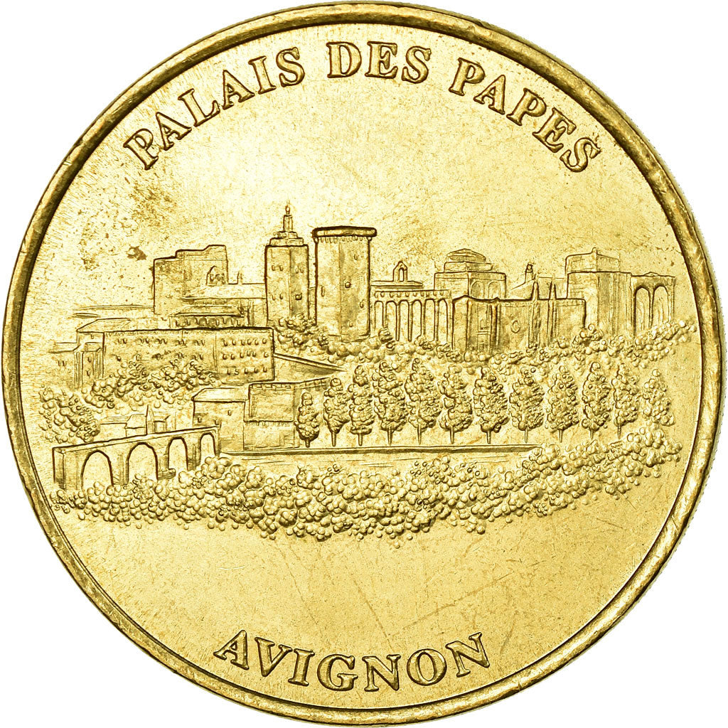 France, Token, Touristic token, Avignon - Palais  des Papes n°1, 2001, MDP