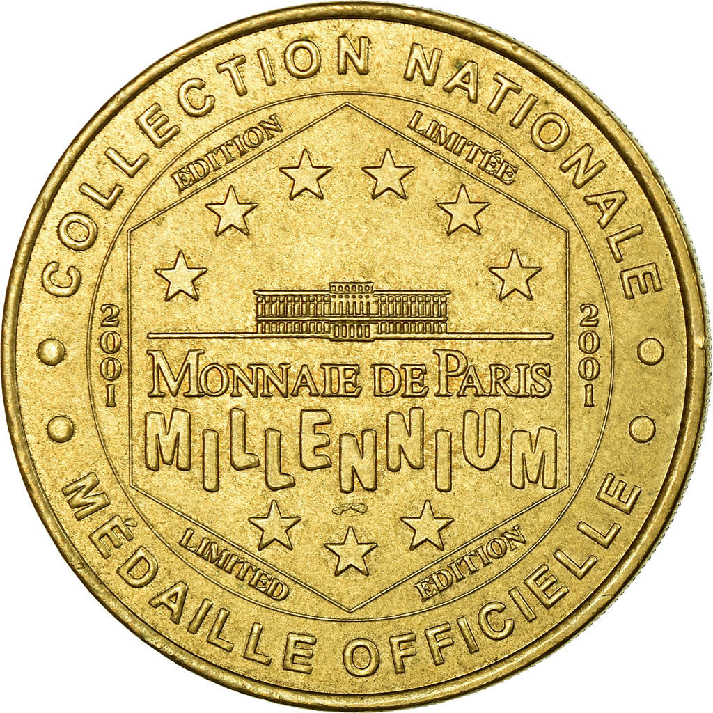 Francia, Token, Touristic token, Reims - Cathédrale Notre Dame, 2001, MDP, BB