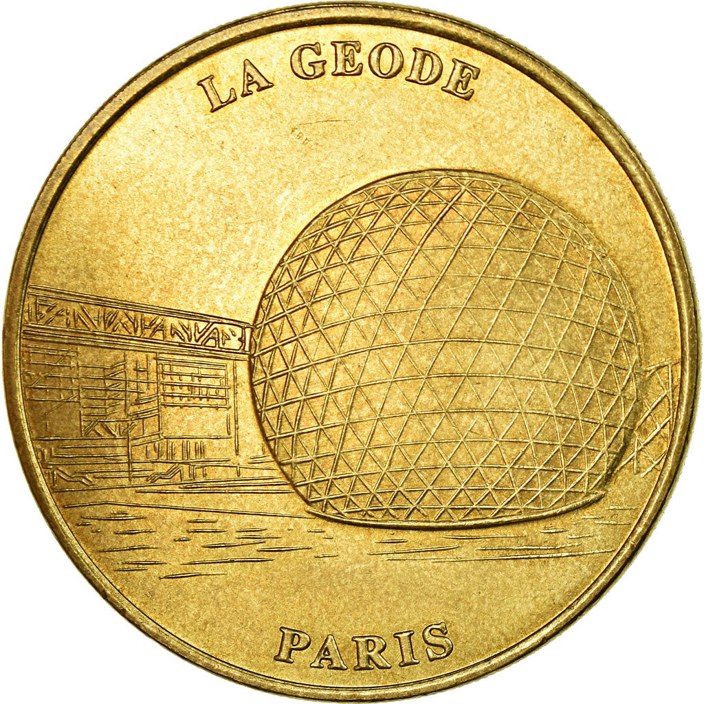 Francia, Token, Jetón turístico, Paris - La Géode n° 2, 2002, MDP, MBC