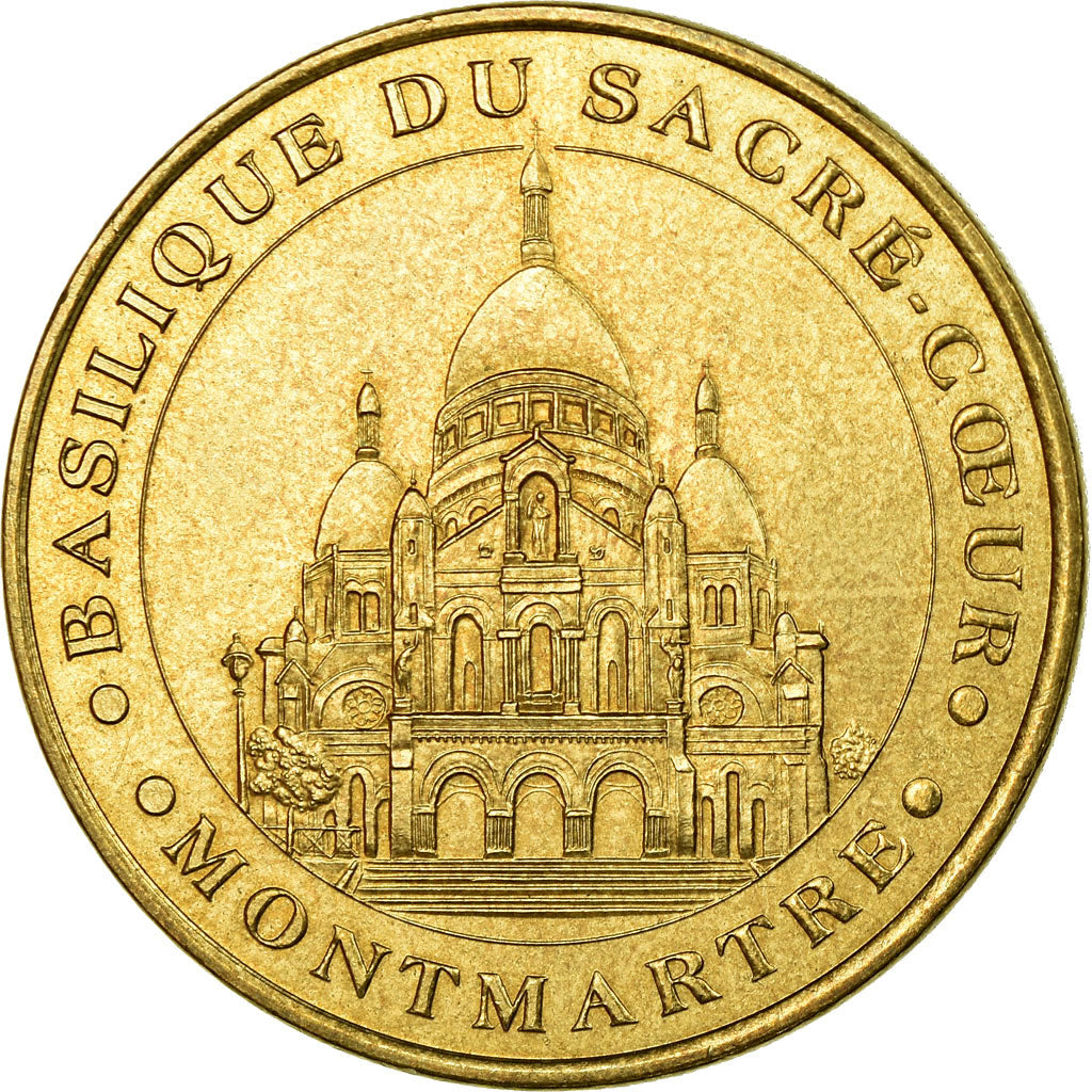 France, Jeton, Jeton Touristique, Paris - Basilique du Sacré Coeur n°1, 2002