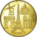 Frankrijk, Token, Toeristisch fiche, Paris - Les 5 monuments, Médaille de