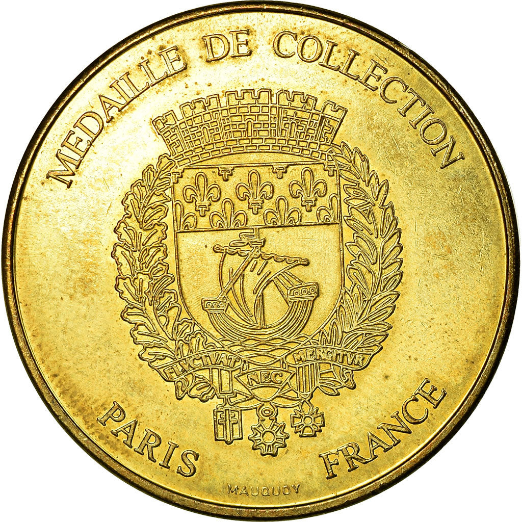France, Jeton, Jeton Touristique, Paris - Les 5 monuments, Médaille de