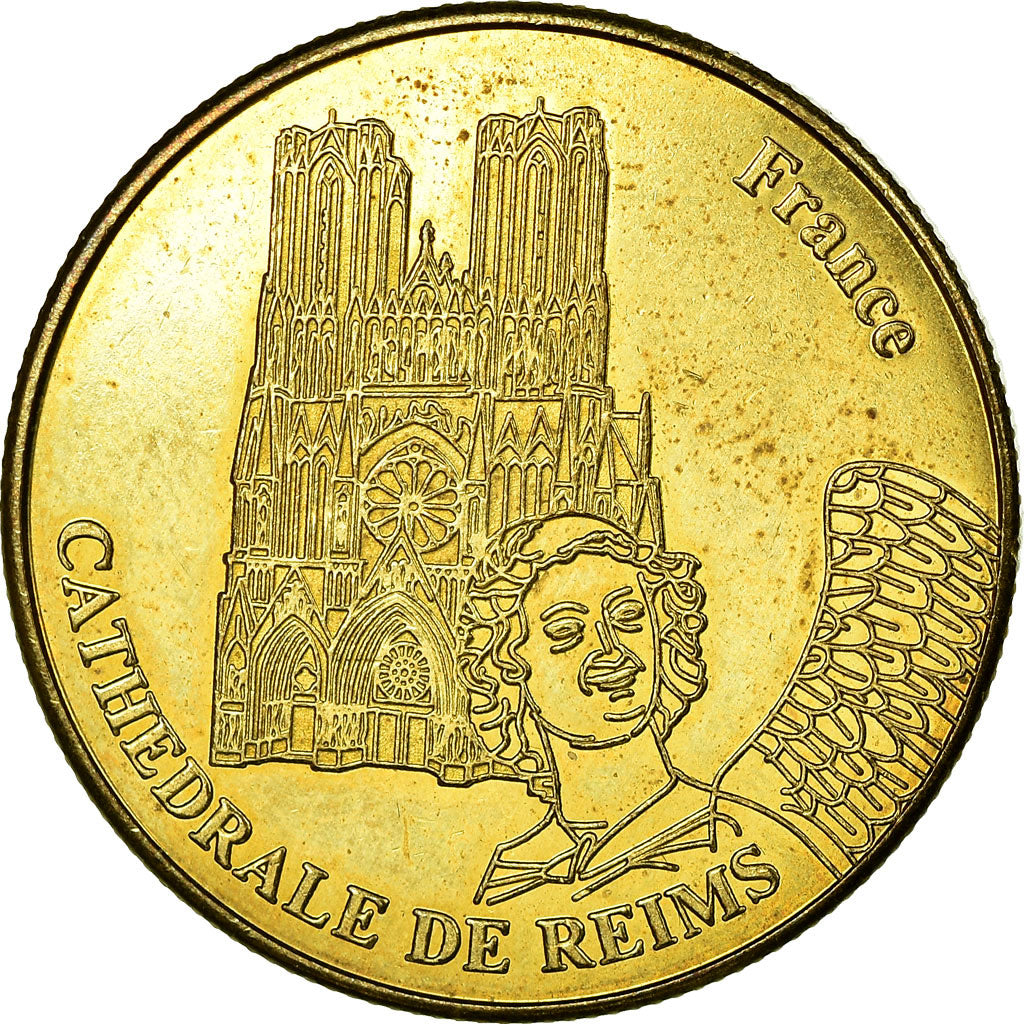 France, Token, Touristic token, Reims - Cathédrale Notre Dame, Médaille de
