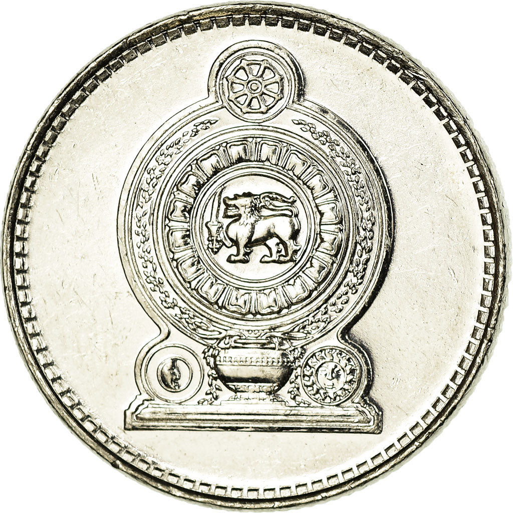 Coin, Sri Lanka, 50 Cents, 1996, MS(60-62), Nickel plated steel, KM:135.2a