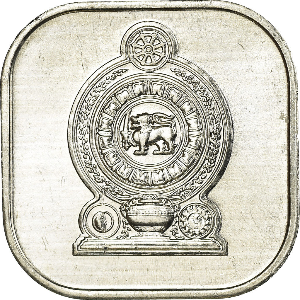 Monnaie, Sri Lanka, 5 Cents, 1988, SUP+, Aluminium, KM:139a