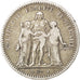 FRANCE, Hercule, 5 Francs, 1849, Paris, KM #756.1, VF(30-35), Silver, Gadoury...