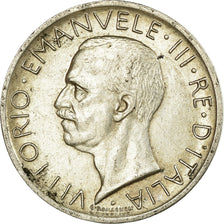 Coin, Italy, Vittorio Emanuele III, 5 Lire, 1930, Rome, AU(55-58), Silver
